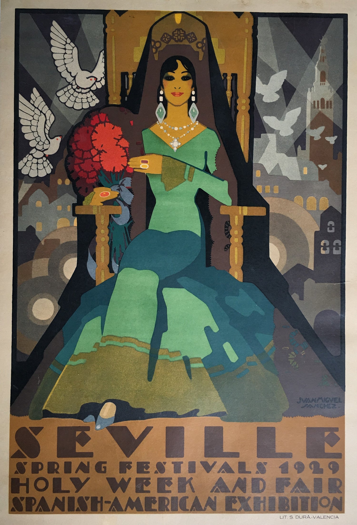 Iconic Feria de Sevilla posters