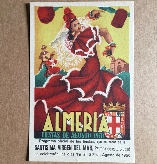 official programme cover, Almeria 1950