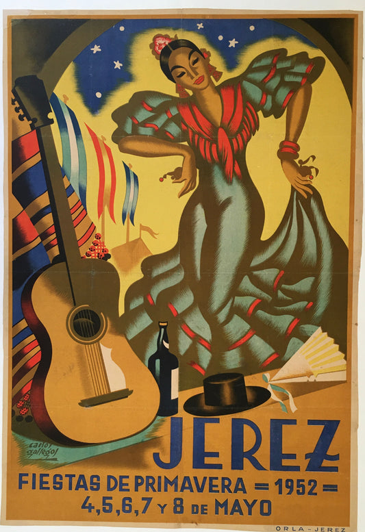 large Jerez poster 1952